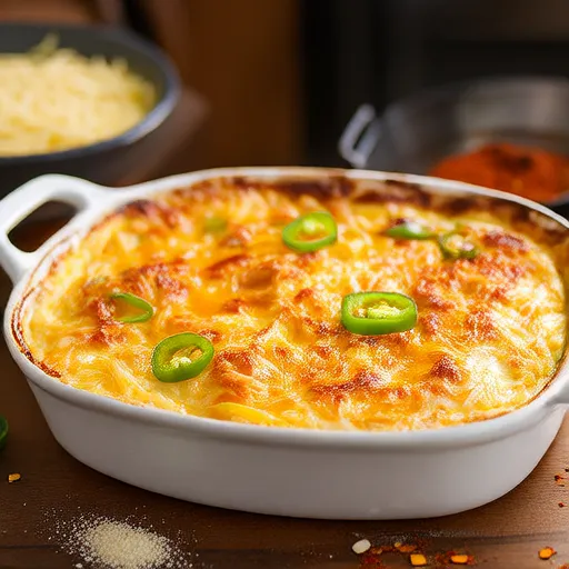 Cheesy Mexican Chicken & Egg Casserole