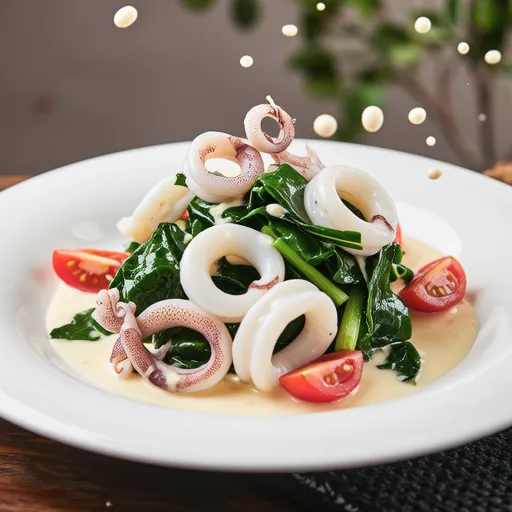 Boiled Squid with Mayo Dressing