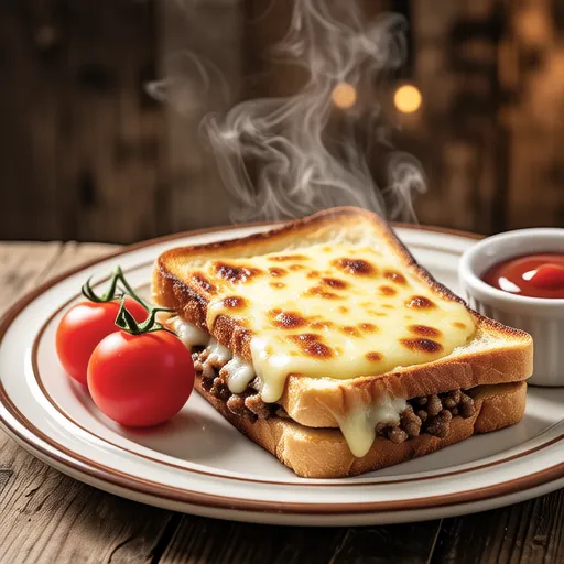 Cheese Meat Gratin Toast