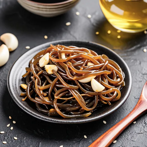 Garlic Miso Stir-fried Konjac
