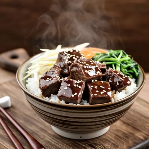 Cube Steak Rice Bowl