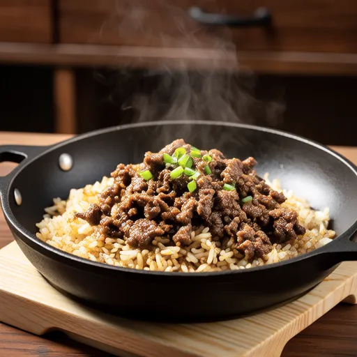 Burnt Black Fried Rice