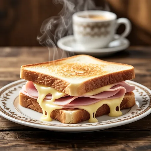 Ham Melt Toast