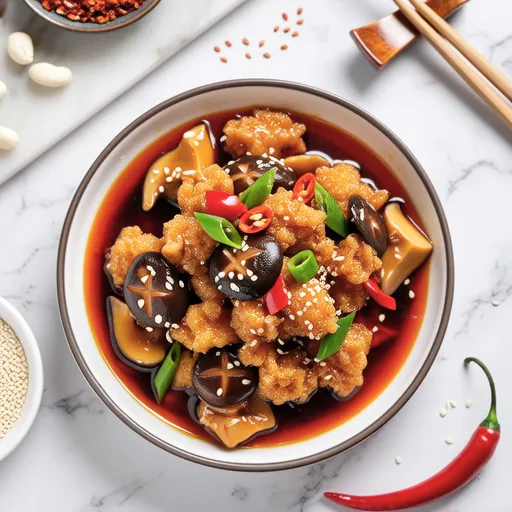 Spicy Sweet Mushroom Gangjeong