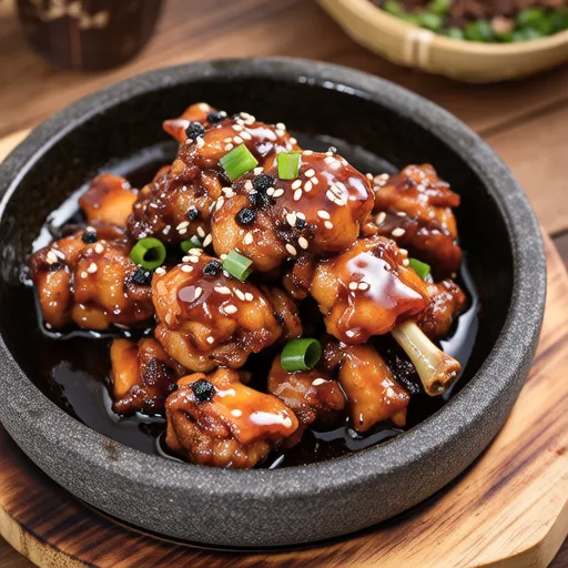 Braised Spicy Chicken with Shishito Peppers