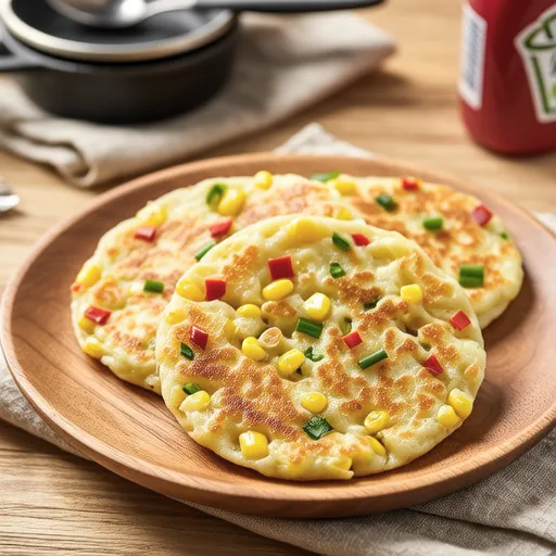 Corn Tuna Pancakes