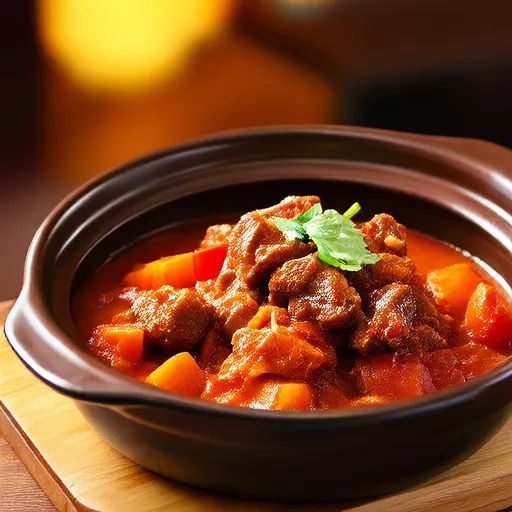 Tomato and Carrot Stewed Beef