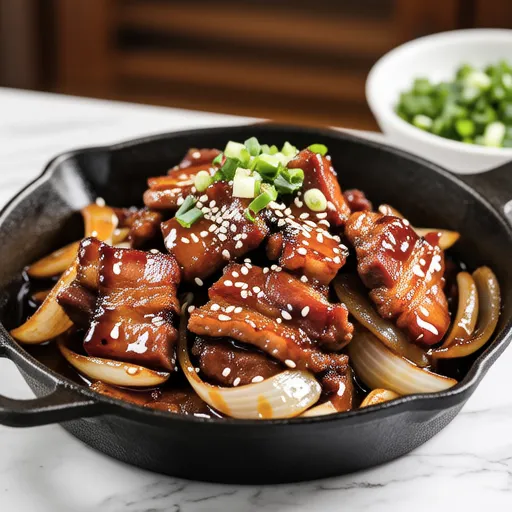 Spicy and Sweet Pork Stir-fry