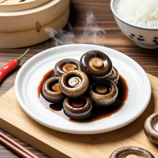 Braised Enoki Mushrooms