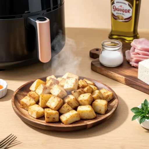 Air Fryer Potato and Tofu Dish