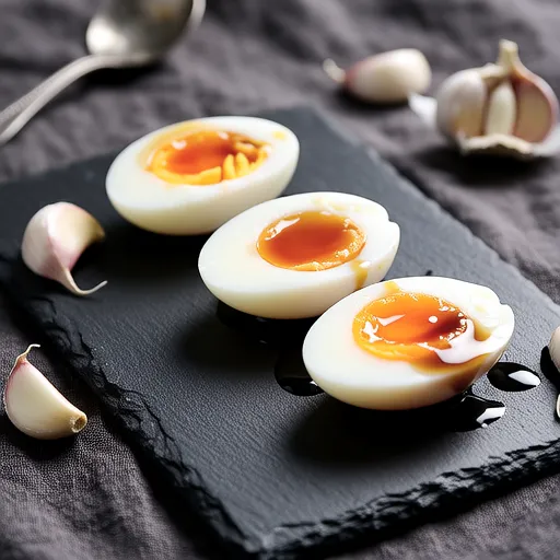Stamina Ajitama (Garlic Soy Sauce Marinated Eggs)