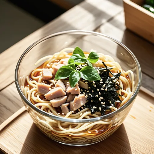 Refreshing Somen Noodles with Tuna and Salted Kombu