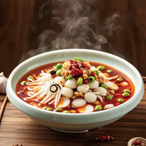 Spicy Fish Cake and Bean Sprout Soup