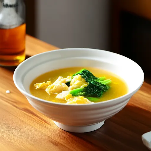 Chinese Low-fat Vegetable Egg Soup