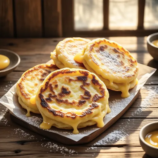 Sweet Potato Cheese Pancakes