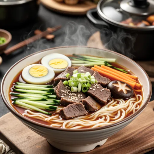 Beef Brisket Noodle Soup with All-purpose Soy Sauce