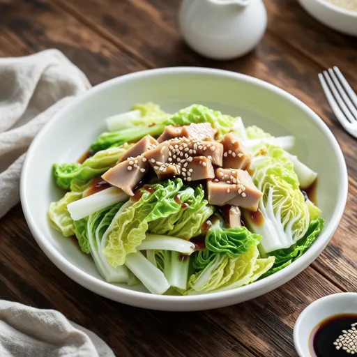 Cabbage and Tuna Sesame Salad