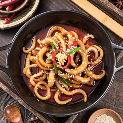 Spicy Stir-fried Squid
