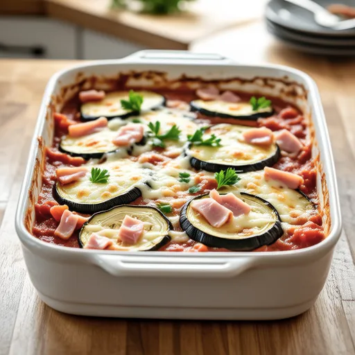 Zucchini and Eggplant Gratin