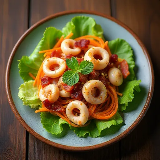 Salade de Bacon et Calamar
