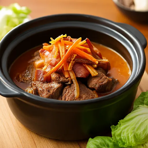 Beef Stew with Carrots and Bacon