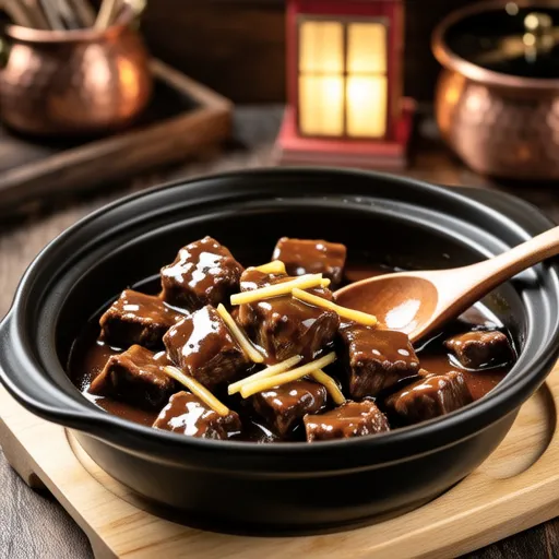 Beef Simmered in Soy Sauce and Ginger