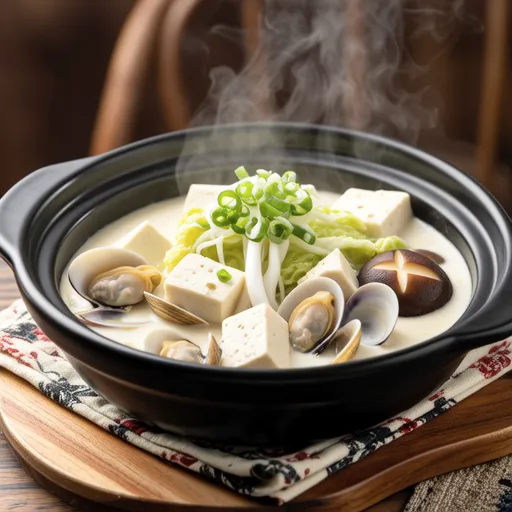 Clam and Grilled Tofu Stew