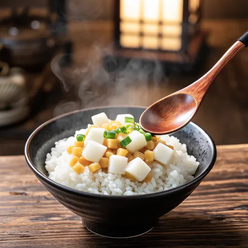 Lotus Root and Pollock Roe Rice