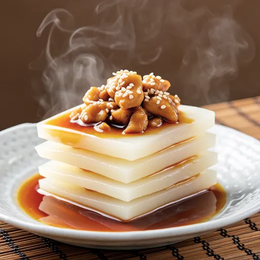 Layered Steamed Daikon