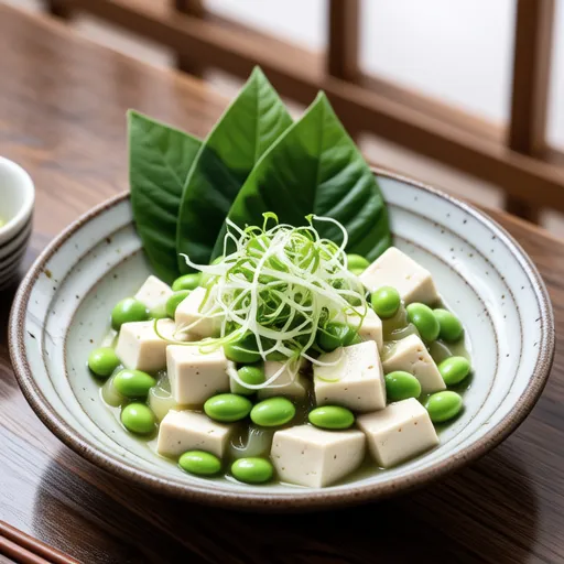 Edamame and Myoga Shiraae