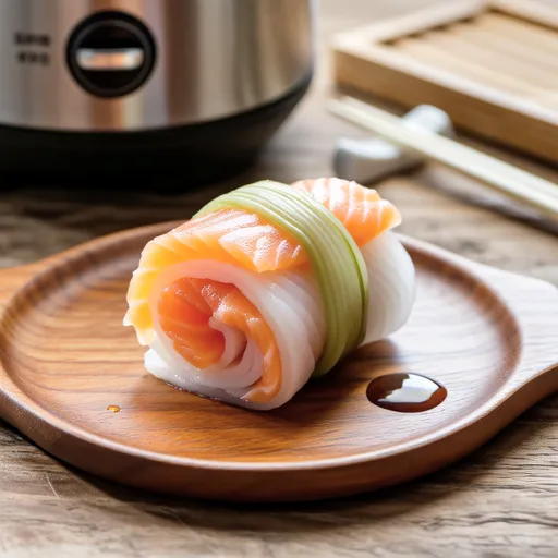 Daikon and Salmon Mitsuba Knot