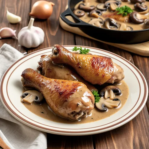 Chicken Sauté with Mushroom Sauce