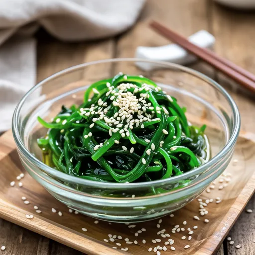 Chingensai and Dried Shirasu Sesame Vinegar Salad