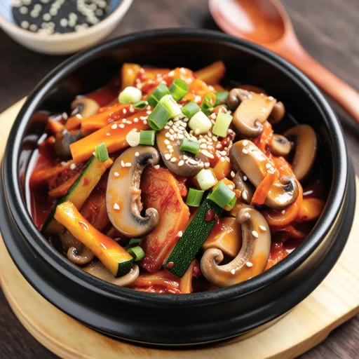 Neutari Duruchigi (Spicy Stir-fried Oyster Mushrooms)