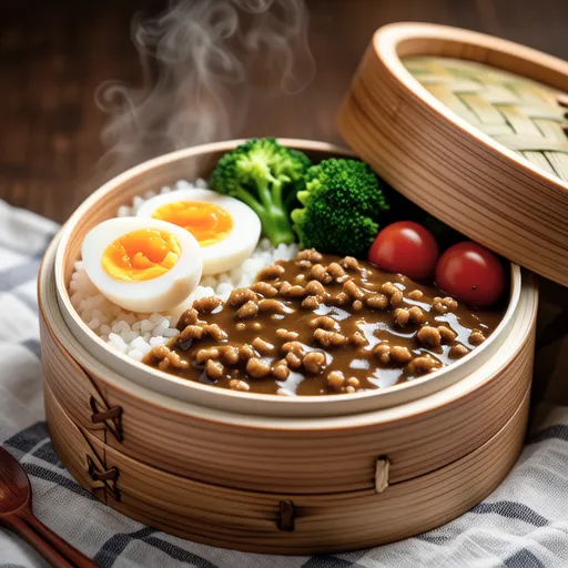Japanese Style Keema Curry Bento