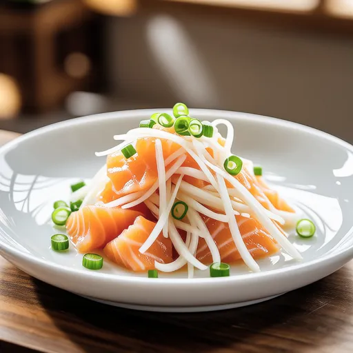 Salted Salmon with Grated Daikon