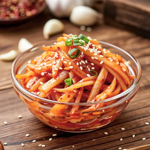 Korean Radish Salad (Mu Saengchae)