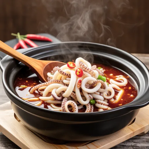 Spicy Squid Radish Soup