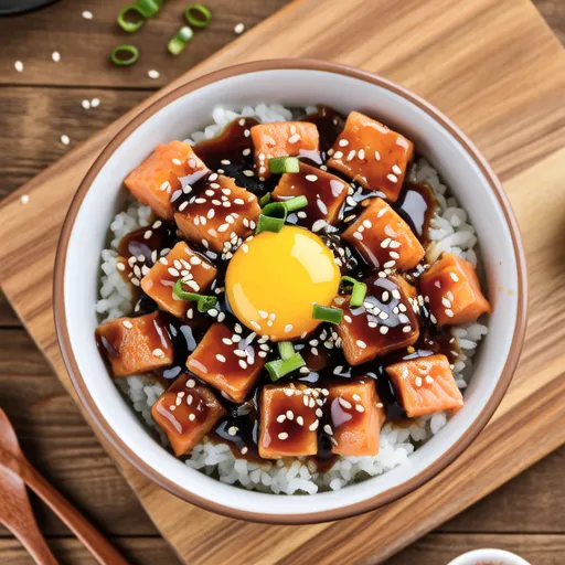 Tuna and Salmon Yukhoe Bowl