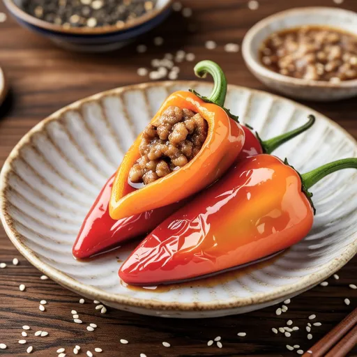 Stuffed Shishito Peppers