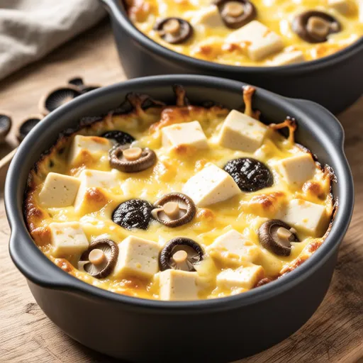 Nagaimo and Tofu Fluffy Gratin