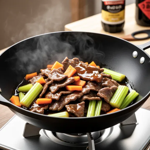 Beef and Celery Stir-fry with Oyster Sauce