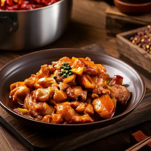 Poulet et Porc Sauté