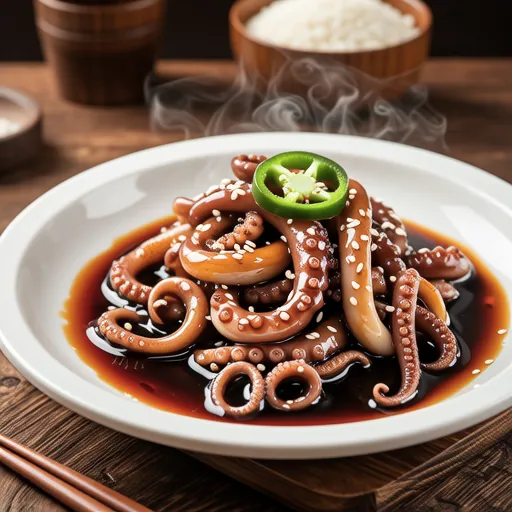Simple Squid Soy Sauce Braise
