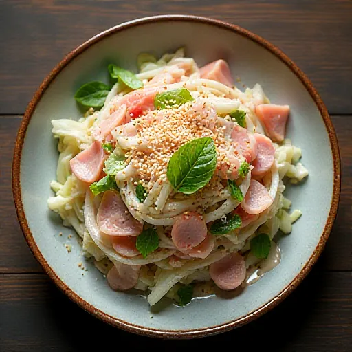 Cabbage and Pork Shabu-shabu with Plum Mayo