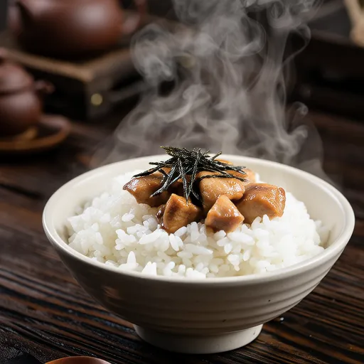 Chicken and Shredded Kombu Rice