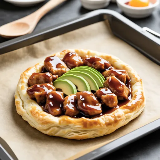 Avocado Teriyaki Chicken Pie