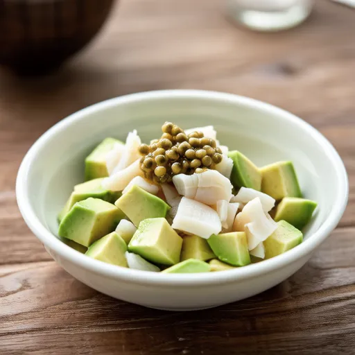 Avocado and Crab Stick Mayo Salad