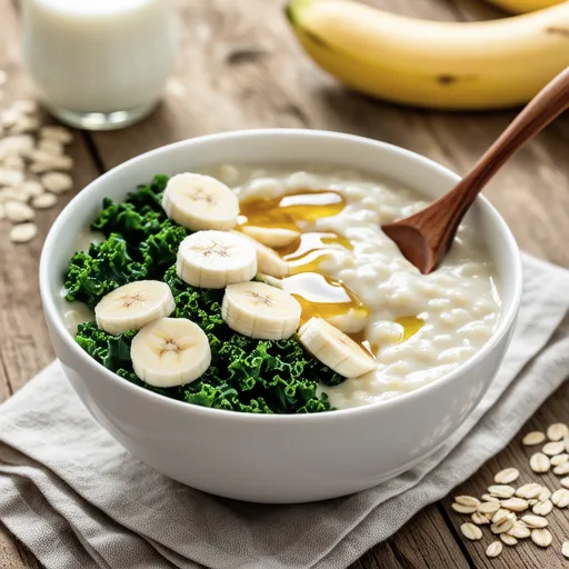 Banana Tofu Kale Smoothie