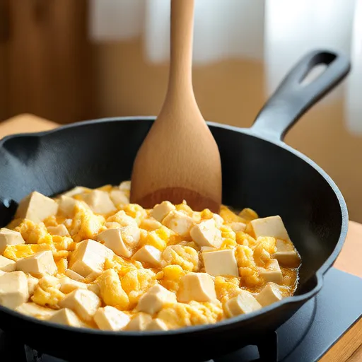 Tofu and Egg Scramble